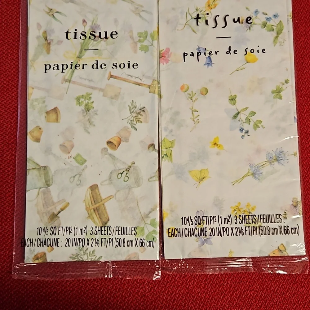 Marjolein Bastin 'Nature's Sketchbook' lot tissue paper and envelopes Hallmark
